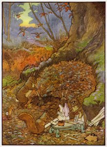 Illustration pour Babes in the Wood - Frank Adams