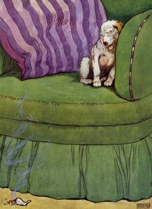 Illustration pour La vieille mère Hubbard