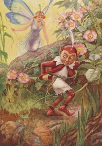 Nymphidia et Puck, de Nymphidia par Michael Drayton - Frank Adams