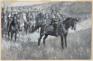 Cromwell et ses hommes chantant le 117e Psaume à la bataille de Dunbar - Frank Craig