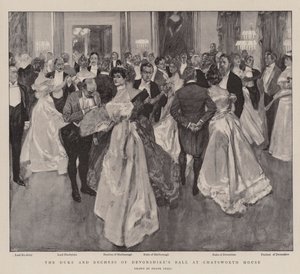 Le bal du duc et de la duchesse de Devonshire à Chatsworth House - Frank Craig