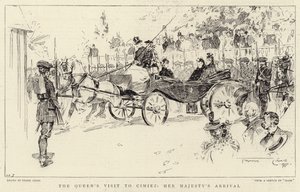 La visite de la Reine à Cimiez, l