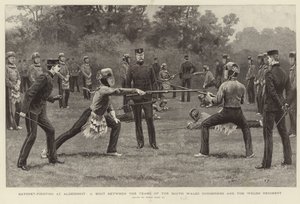 Combat à la baïonnette à Aldershot