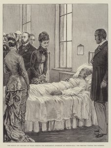Le Prince et la Princesse de Galles inaugurant l