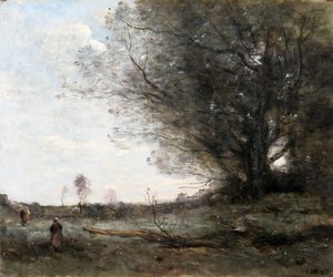 Un paysage du Surrey - Frank Dicksee