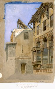 Maison de Memlook Radnau bey, Le Caire, 1870