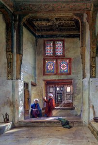 Salle de réception, maison de Memlook Radnau Bey, Le Caire, 1873