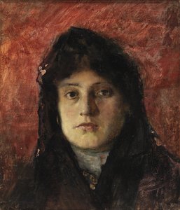 Tête de femme, vers 1910