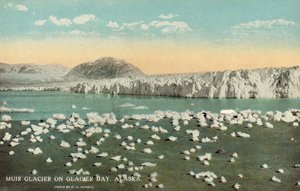 Glacier Muir, Baie des Glaciers, Alaska, USA - Frank H. Nowell