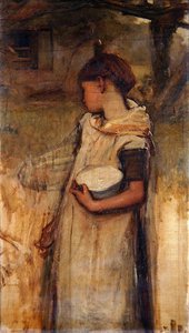 Fille avec des Fleurs