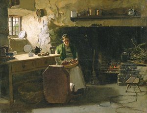 Épluchage de pommes de terre