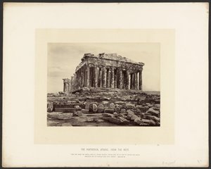 Le Parthénon, Athènes, vu de l