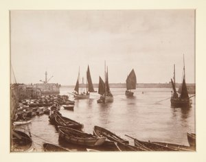 Vue du port de Whitby