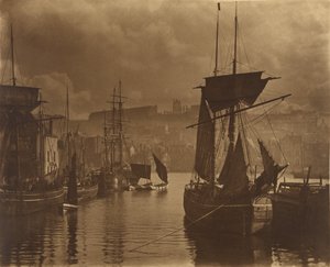 Port de Whitby, extrémité du quai, 1880 - Frank Meadow Sutcliffe