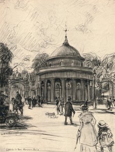 Entrée du parc Monceau, 1915