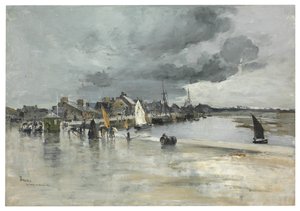 Port de St. Vaast, La Haye, 1882 - Frank Myers Boggs