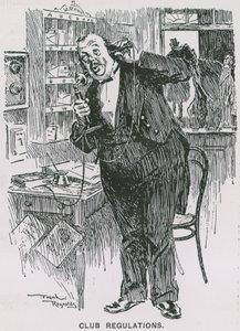 Règlement du club (gravure) - Frank Reynolds