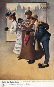 La vie à Londres, visiteurs américains en ville
