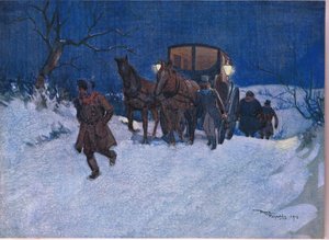 Près de la fin du voyage, vers 1920