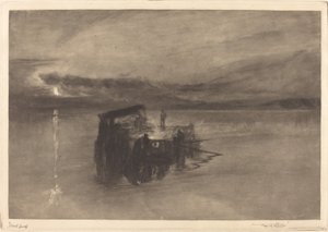 Le radeau de bois sur le Rhin - Frank Short
