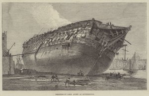 Démantèlement du HMS Queen à Rotherhithe - Frank Watkins