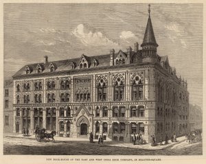 Nouvelle maison des docks de la East and West India Dock Company à Billiter Square - Frank Watkins