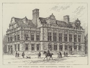Nouveaux bureaux publics, West Hartlepool, ouverts le 1er mai - Frank Watkins