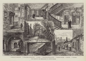 Vieille maison à démolir à Austin-Friars
