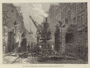 Le dernier de Temple Bar, esquissé le samedi 12 janvier 1878