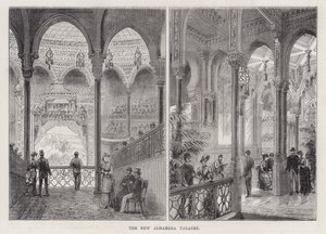 Le Nouveau Théâtre Alhambra (gravure) - Frank Watkins