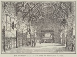 La salle du Parlement restaurée au château d