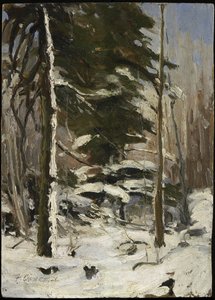 Bord du bois, vers 1914 - Franklin Carmichael