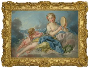 Boucher et studio - La Muse Erato - François Boucher