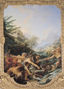 Chasse au crocodile - François Boucher