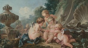 Cupidons en conspiration, années 1740