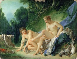Diane après le bain