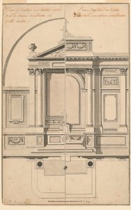 Dessin, élévation de l