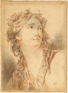 Tête de Bacchante - François Boucher