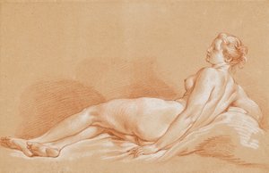 Jeune femme allongée