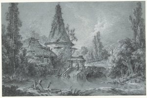 Paysage avec une tour, près de Beauvais