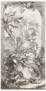 Rocaille (design rococo), dans Nouveaux morceaux pour des paravents