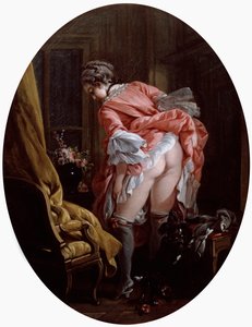 La jupe relevée, 1742