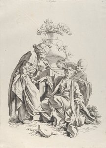 Le toucher, des Cinq Sens, 1720-70 - François Boucher