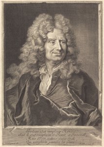 Nicolas Boileau - François Chereau I after Hyacinthe Rigaud