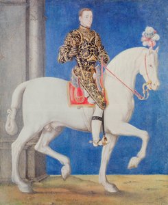 Portrait équestre présumé être le dauphin Henri II (1519-59) vers 1543