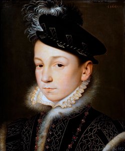 Allemand : Roi Charles IX de France (1550-1574), buste Roi Charles IX de France