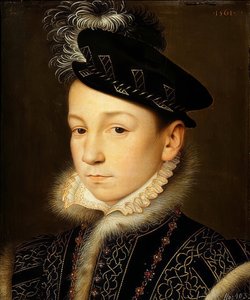 Roi Charles IX de France (1550-1574), buste. 1561