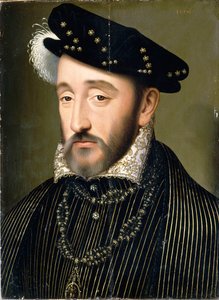 Portrait du roi Henri II de France 1519-1559, 1547 - François Clouet