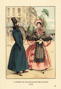 Un coin sur le boulevard des Italiens