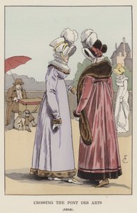 Traversée du Pont des Arts, 1816